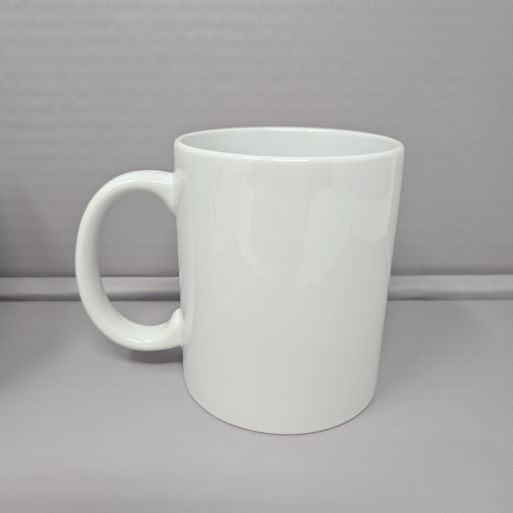 Classic Cup Blank White Ceramic Mug Set of 5